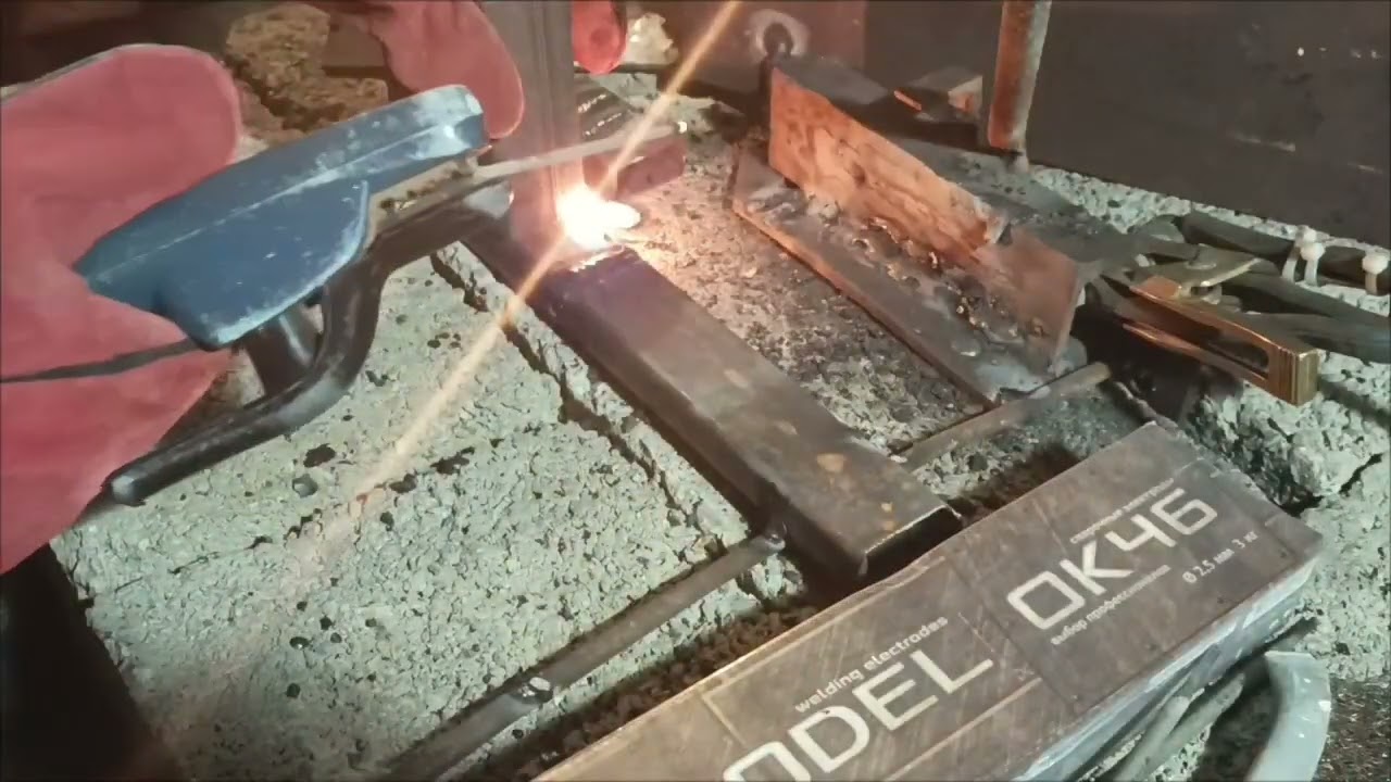 завариваем зазор 15мм с помощью электродов goodel мр3; ок46