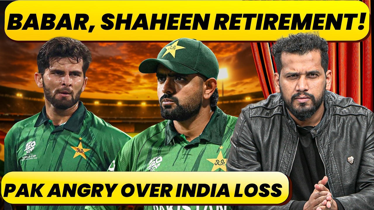 🔴SHAHEEN, BABAR RETIREMENT!, CRICKETERS, FANS AND MEDIA SLAM PAKISTAN TEAM, NAQVI RAN AWAY!