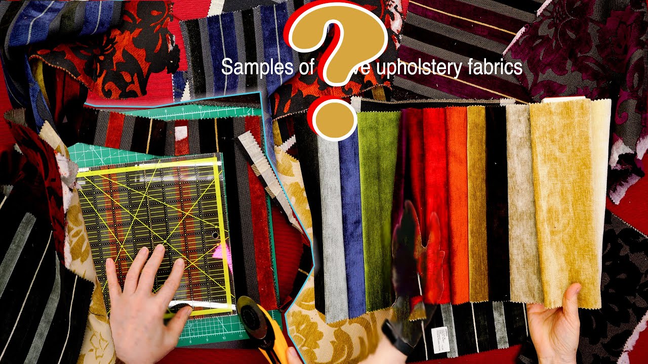 WHAT CAN I MAKE FROM SCRAPS OF UPHOLSTERY FABRICS 🤷🏻‍♀️?