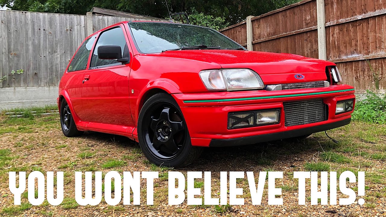 I Cleaned The Ford Fiesta RS Turbo! It FINALLY Drives Out The Garage