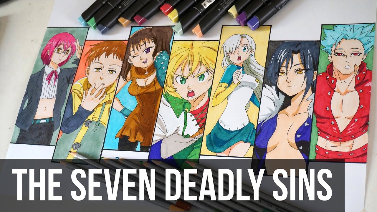 Drawing The Seven Deadly Sins Characters (Saison 2) / Dibujando