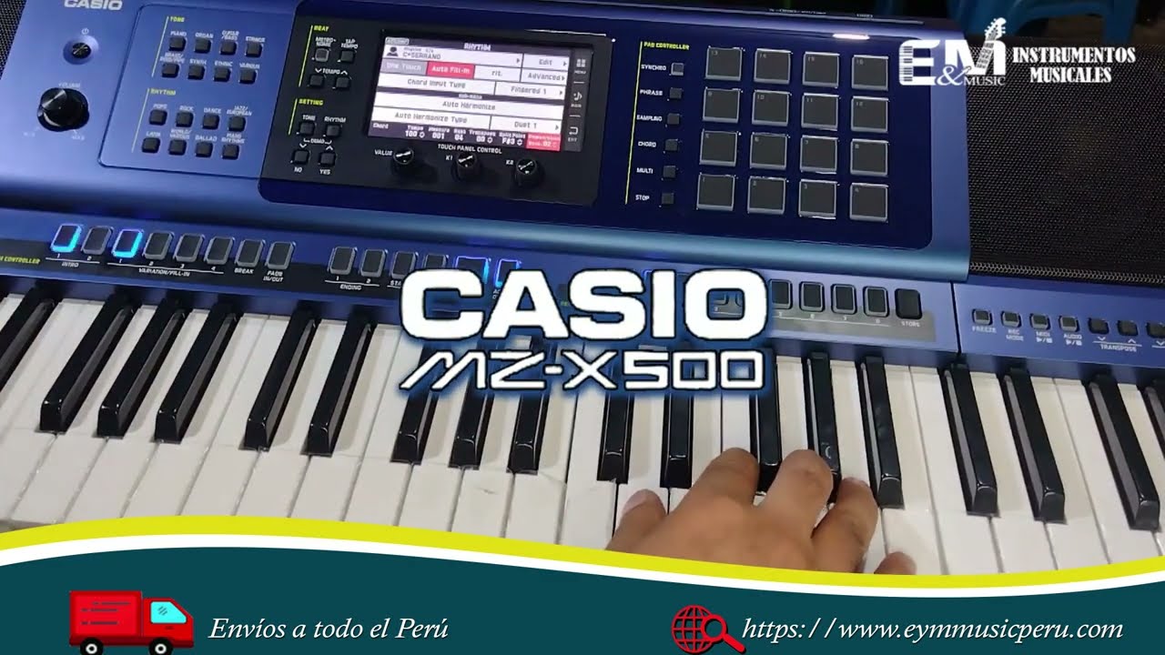 TECLADO CASIO MZ-X500 MIX CHICHAS 2023