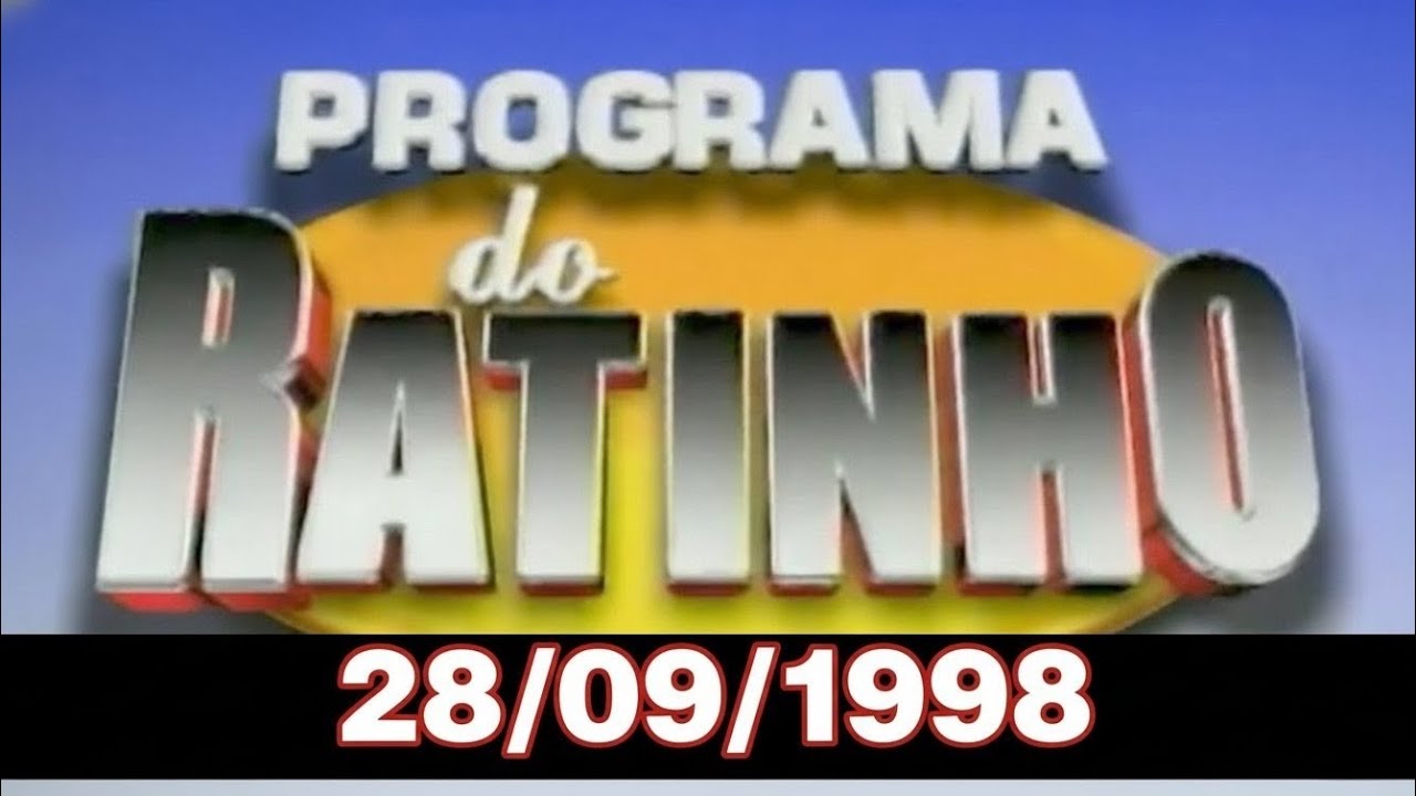 Programa do Ratinho de 28/09/1998