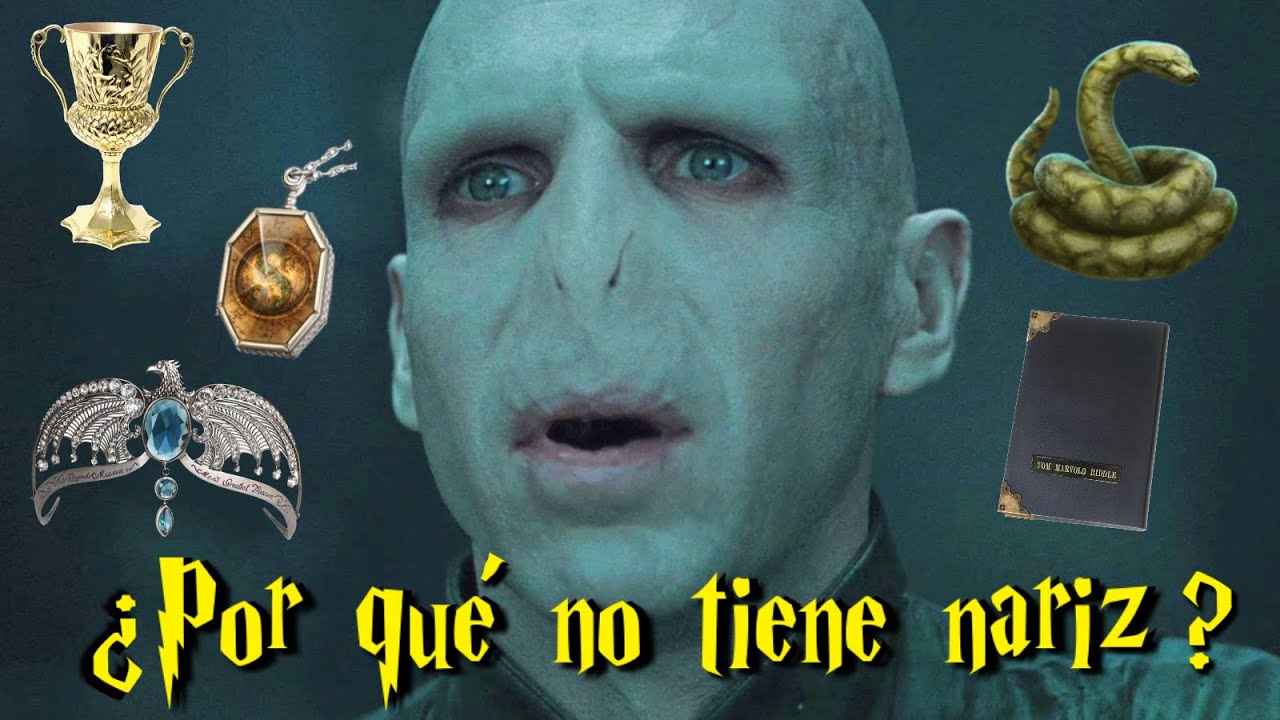 ¿Por qué Voldemort no tiene nariz? y la historia de sus horrocruxes