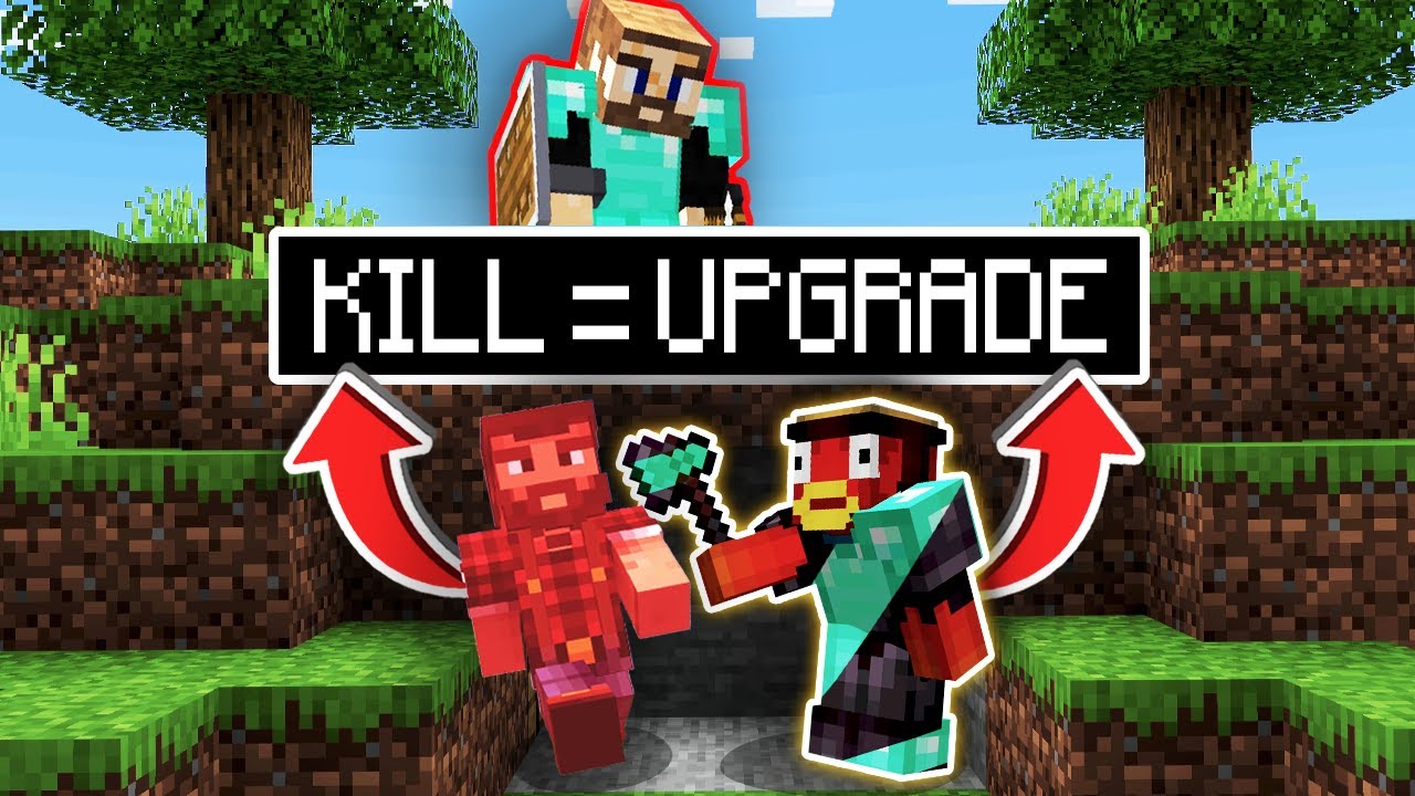 Minecraft Manhunt But KILLS UPGRADE ME...!