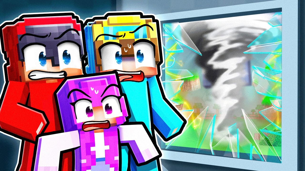 We Survived a TORNADO in Minecraft!