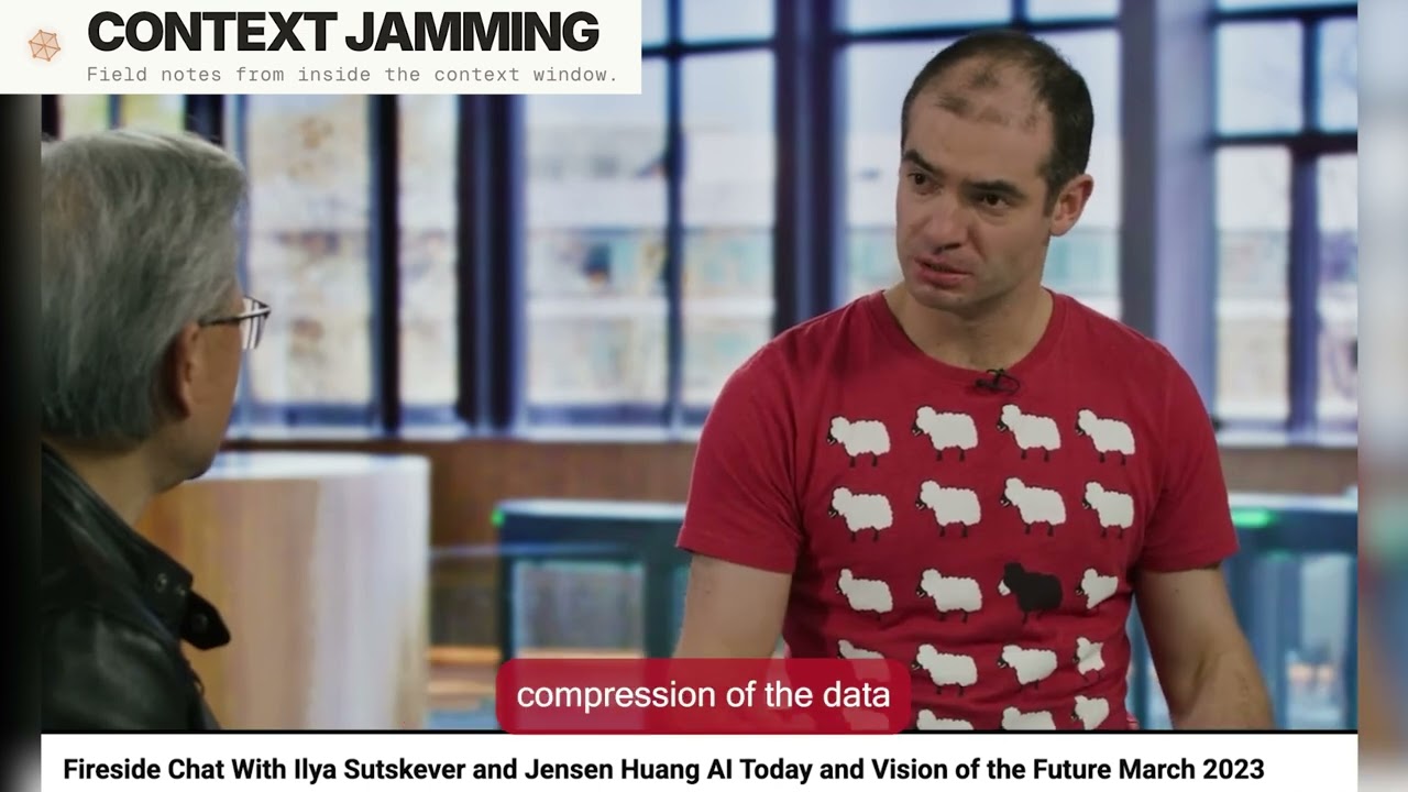 The Compression Thesis: Sutskever & Huang on the Unsupervised AI Bottleneck March 2023 via NVIDIA