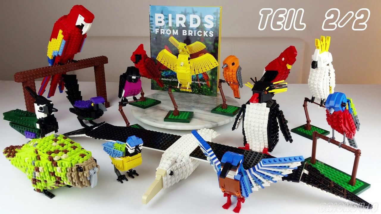 Birds from Bricks - Vögel aus LEGO 2/2 (Modelle + Buch) - Review deutsch -