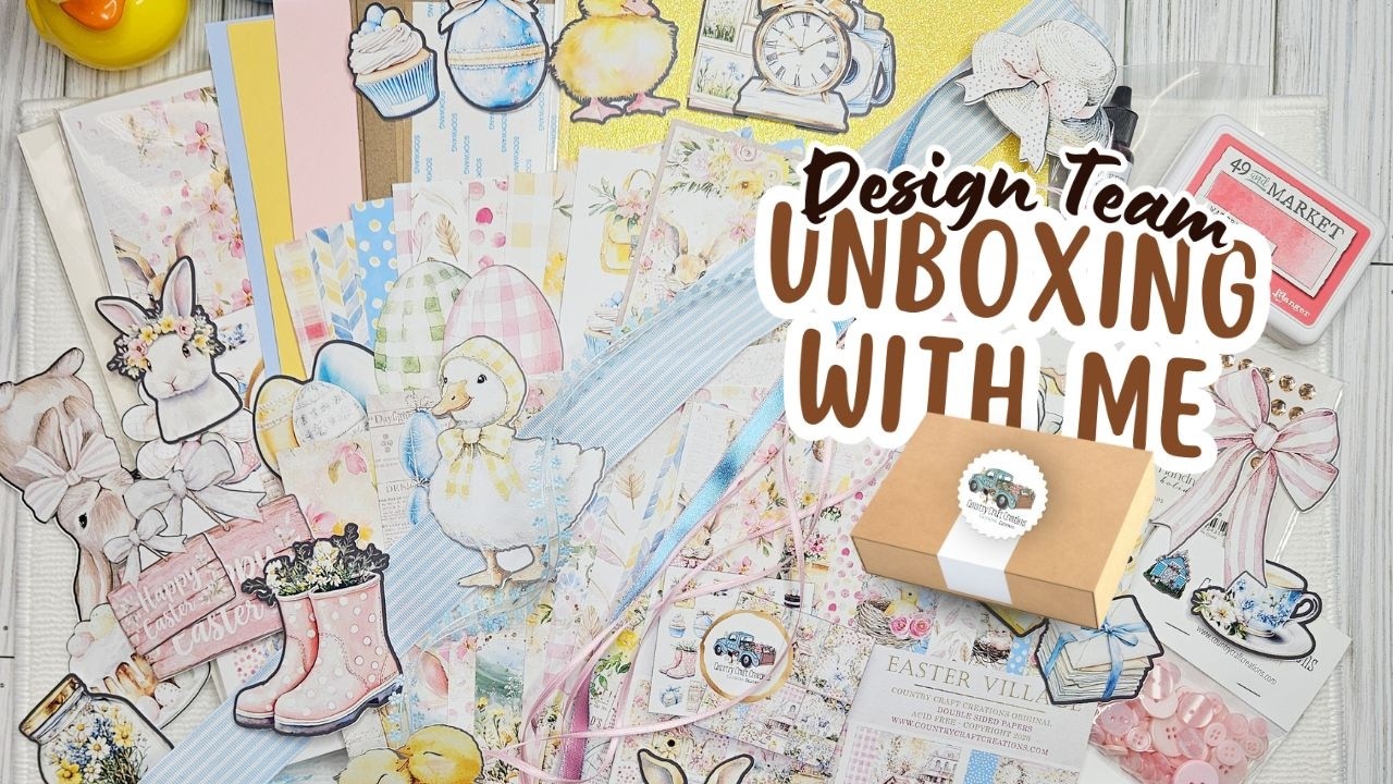 Come See My Design Team Package From Country Craft Creations- NEW ! Exclusive Easter Village