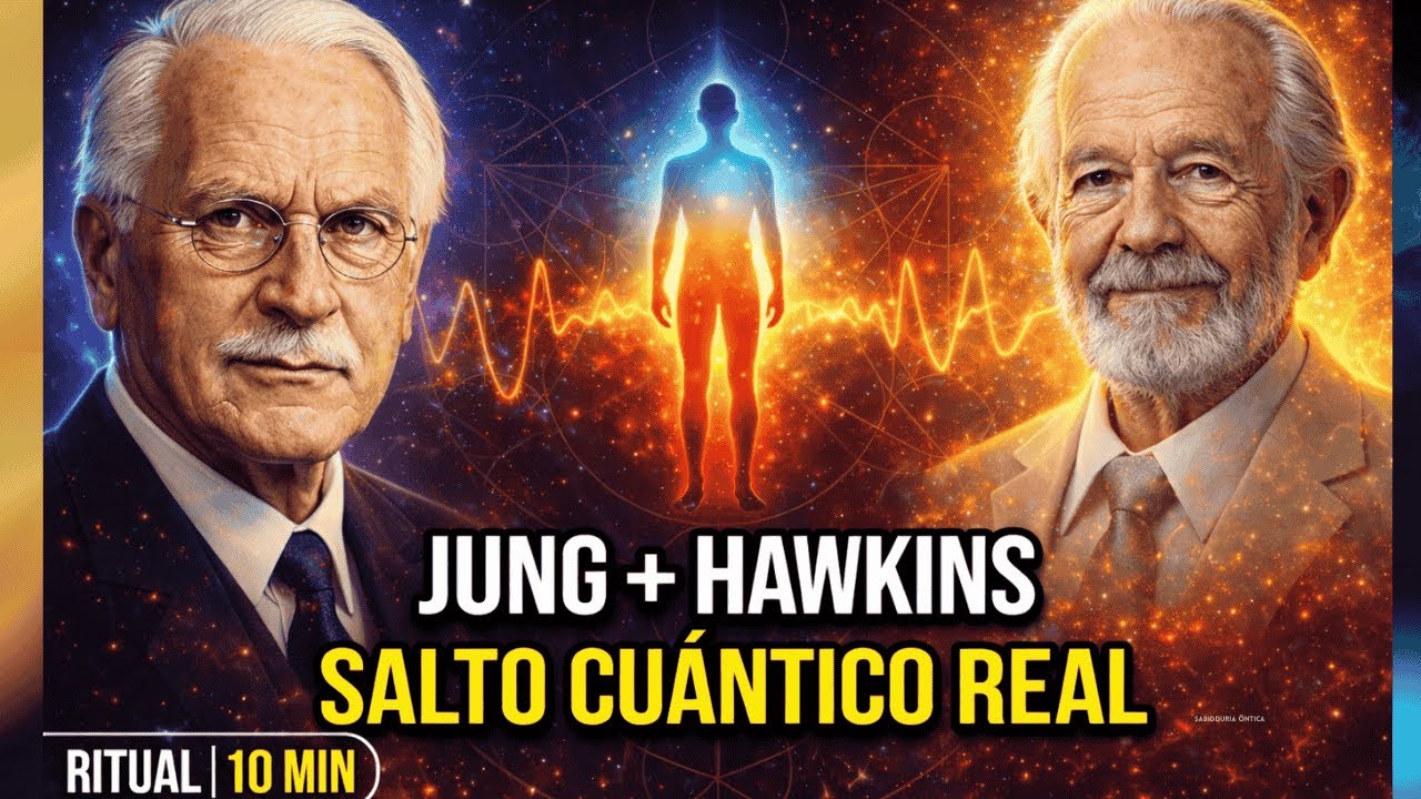 JUNG + HAWKINS: Tu SOMBRA bloquea tu VIBRACIÓN | Integra y SALTA de frecuencia (Ritual 10 min)