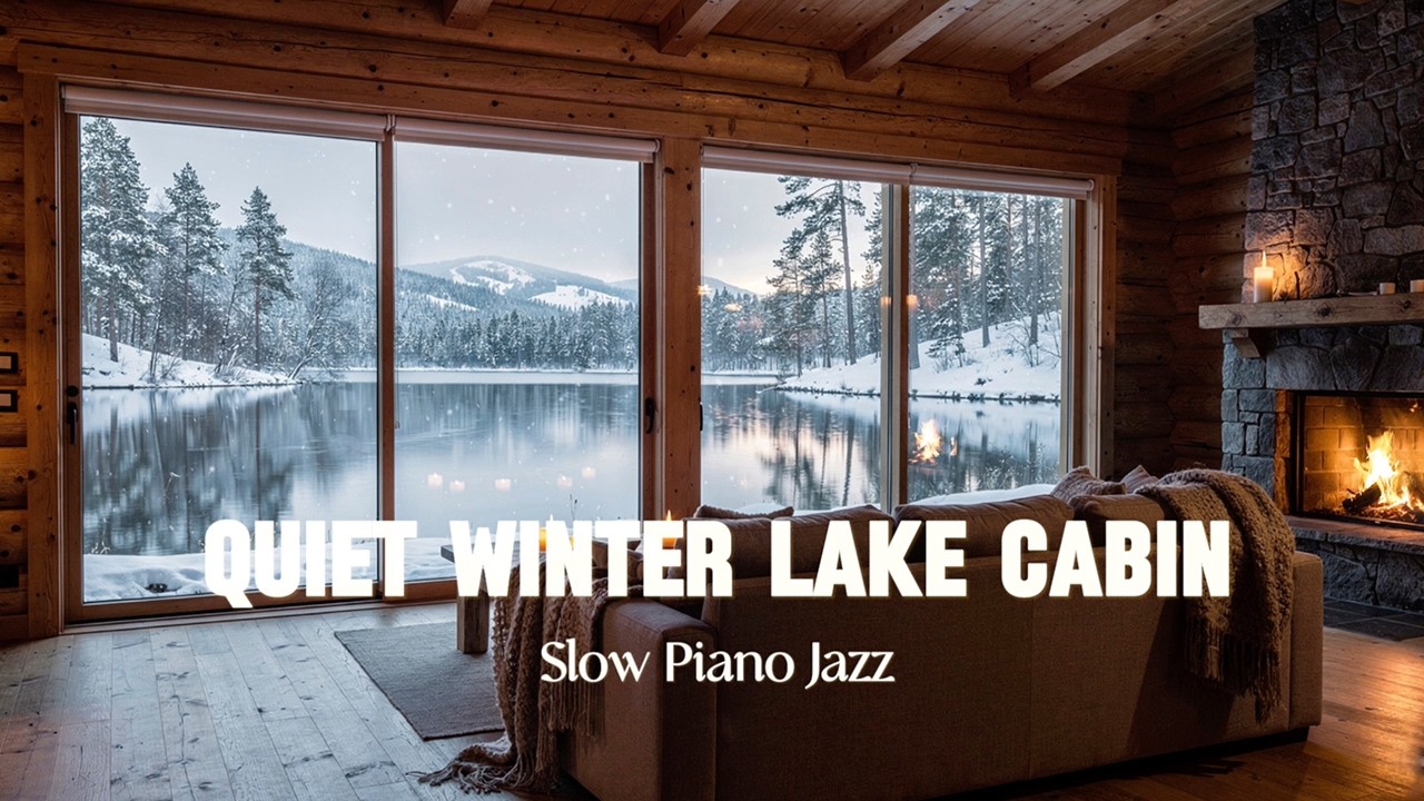 Quiet Winter Lake Cabin