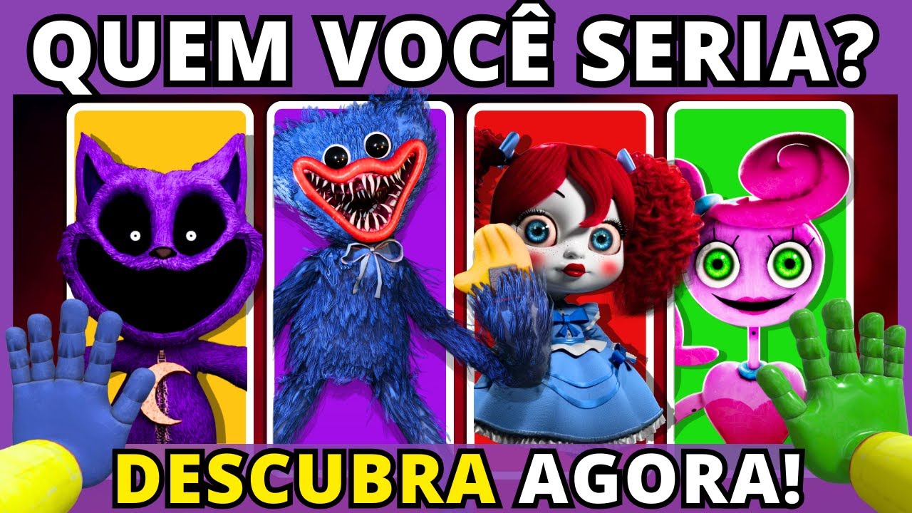 🕹️ QUEM VOCÊ SERIA EM POPPY PLAYTIME 3 ? 🧸🚂 Teste de personalidade | DESCUBRA AGORA! #buuquiz #quiz
