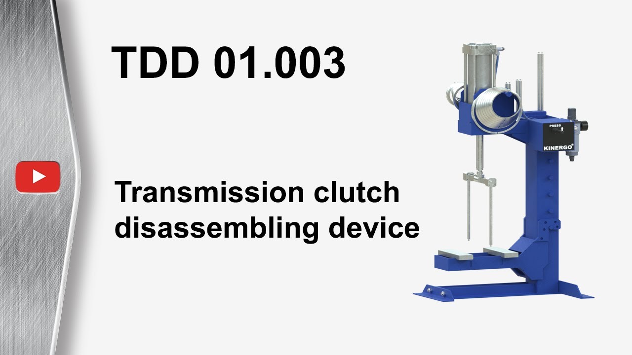 Transmission clutch disassembling device TDD 01.003