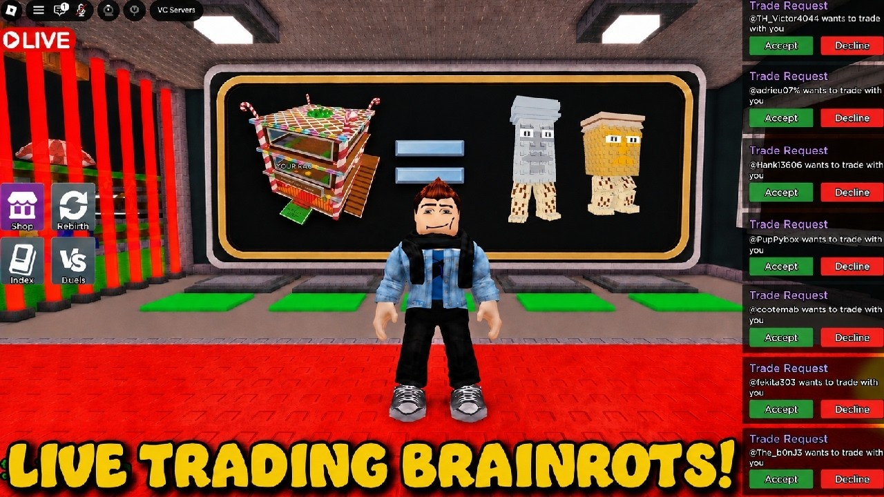 🔥 Trading Every Brainrot for Massive Value and Rare Rewards! 💎