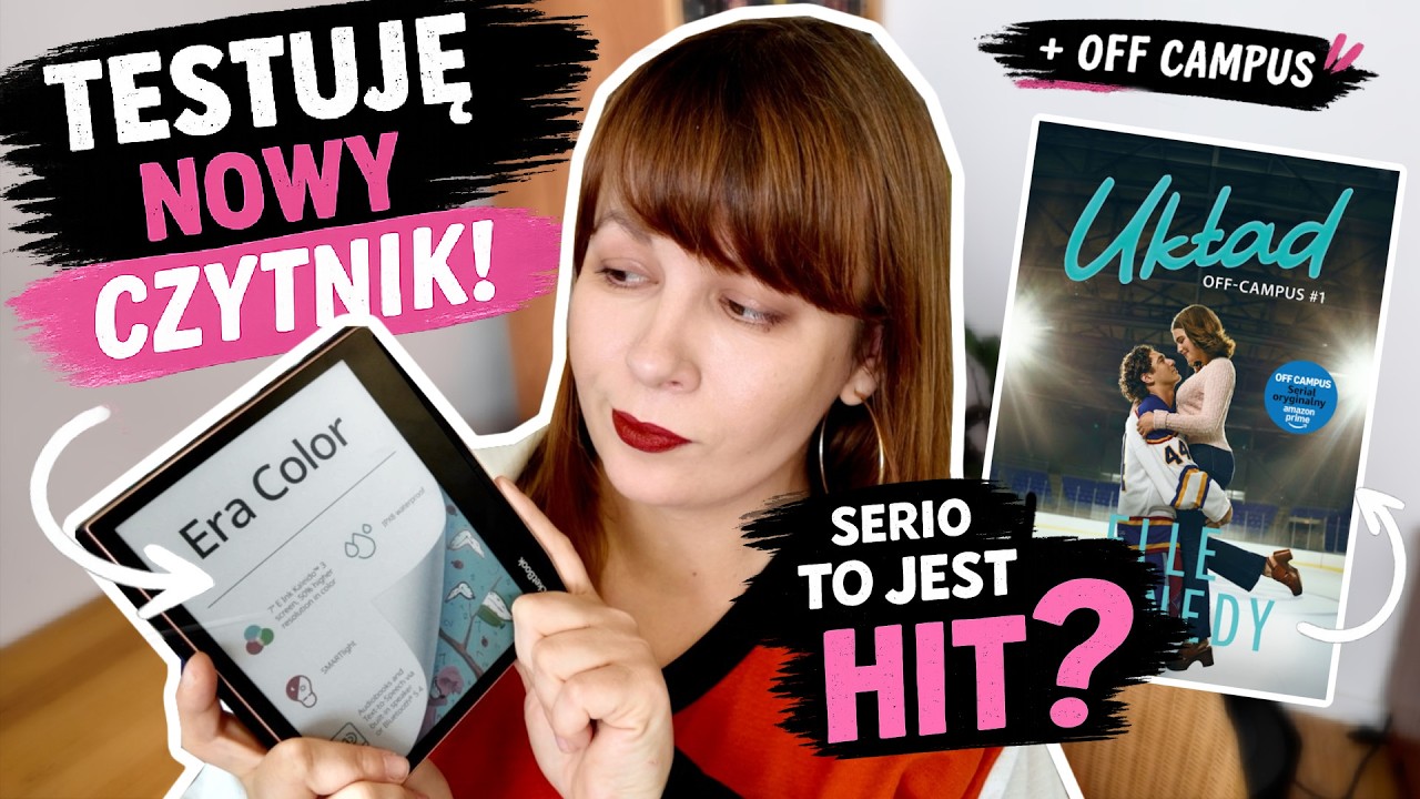 READING OFF CAMPUS 🤦&zwj;♀️ + testing a new e-reader!