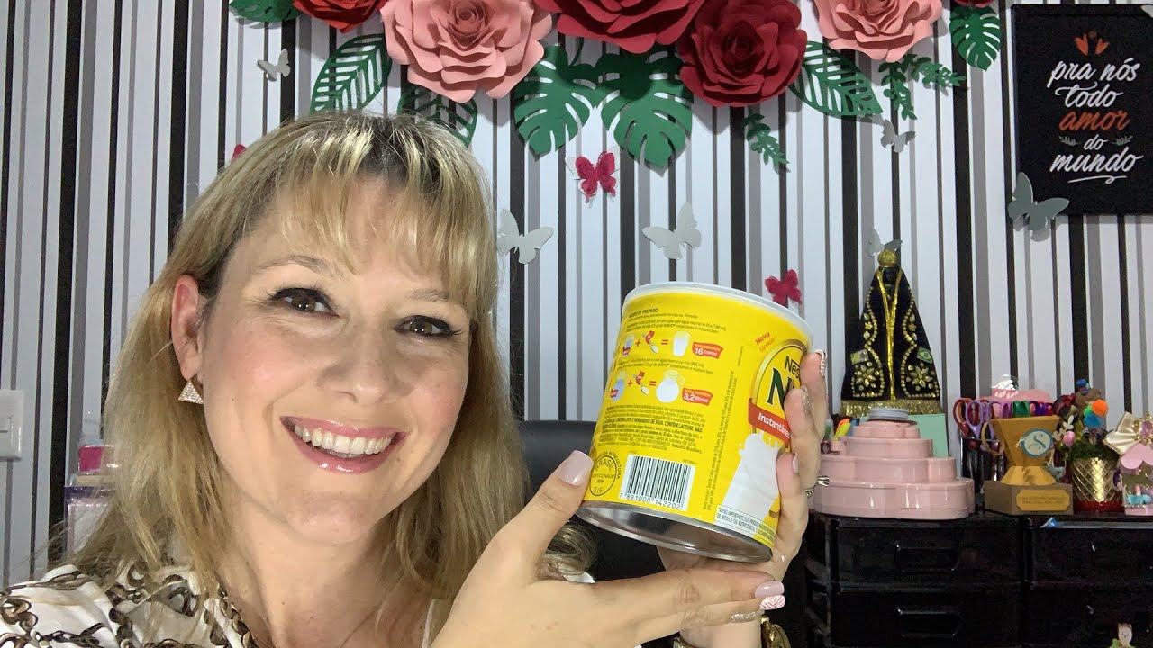Lata de leite para o Natal!