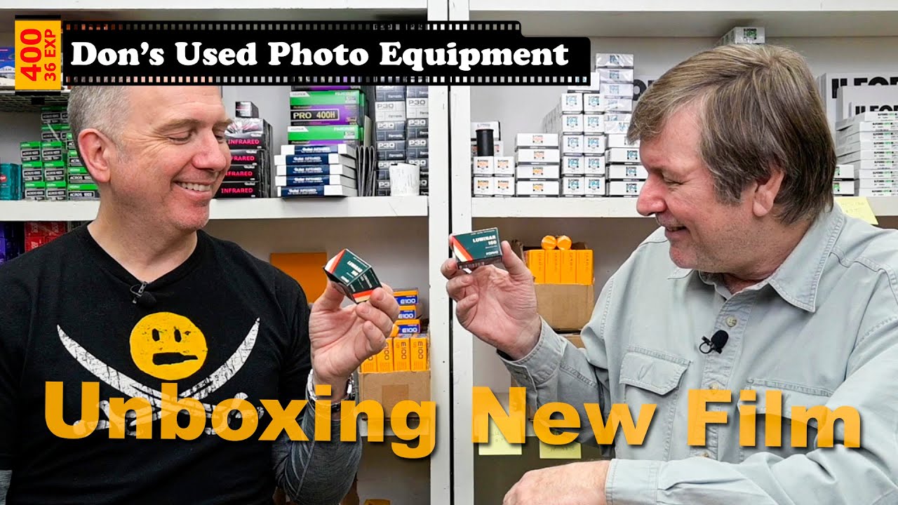 Unboxing New Film: Popho Luminaire 100, Retro Chrome 400, ORWO NC500
