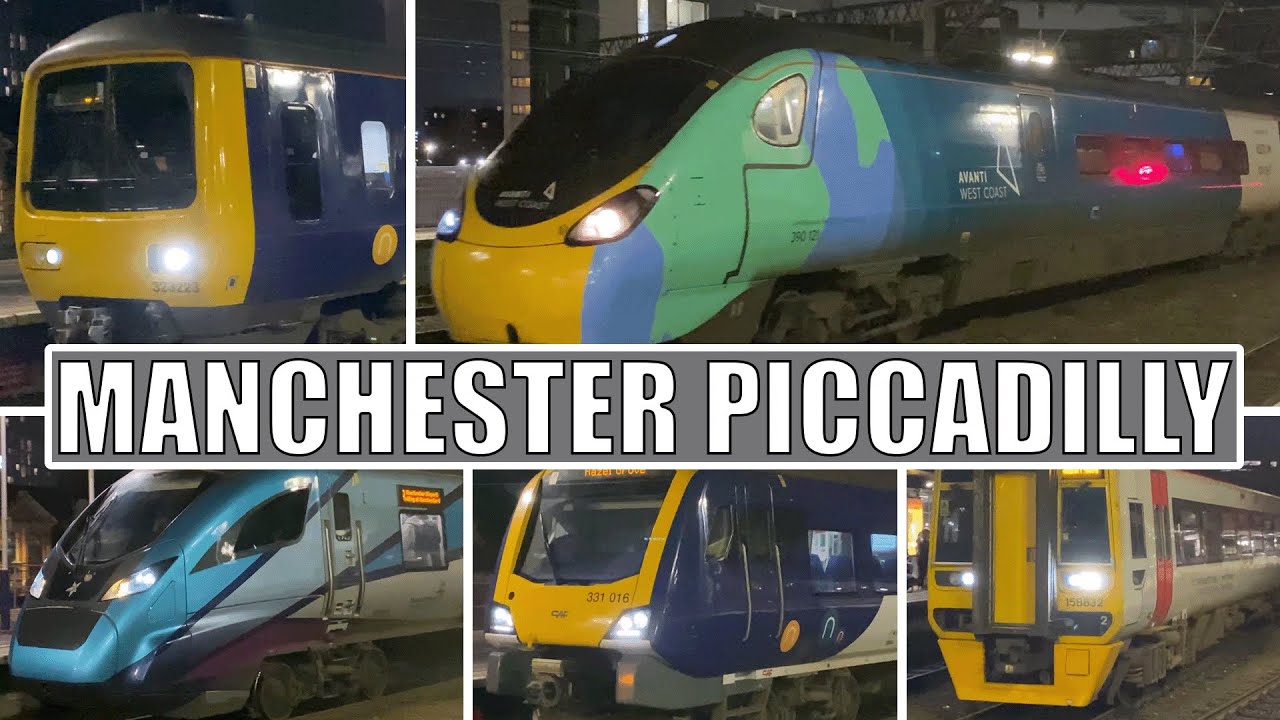 Trains at Manchester Piccadilly - 25/11/22