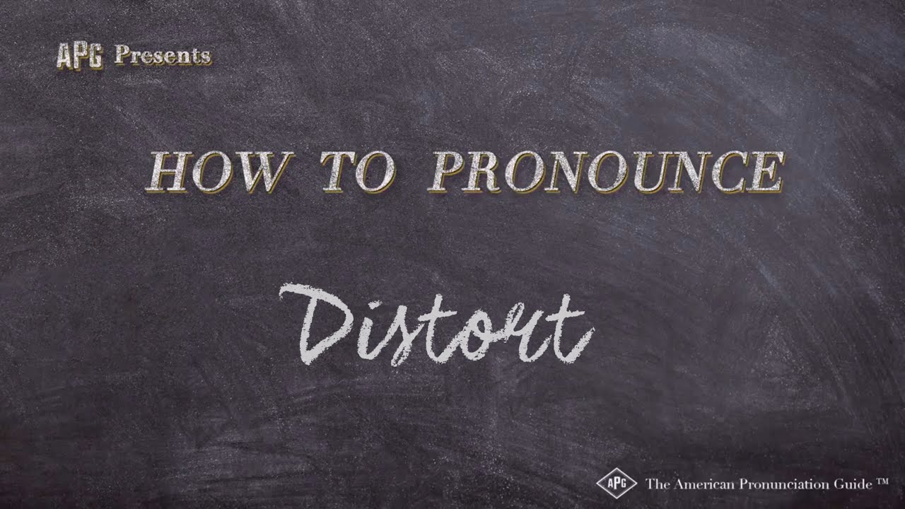 How to Pronounce Distort (Real Life Examples!)