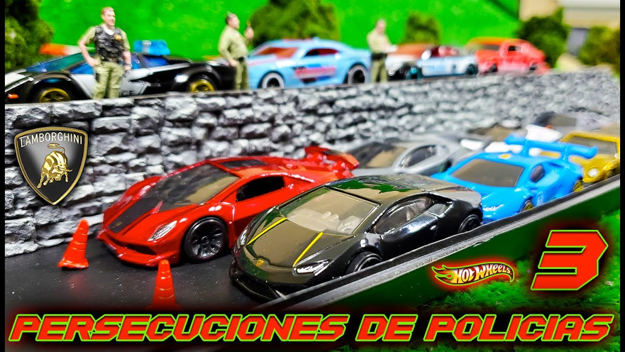 Hot Wheels Vs Police III - Lamborghinis!