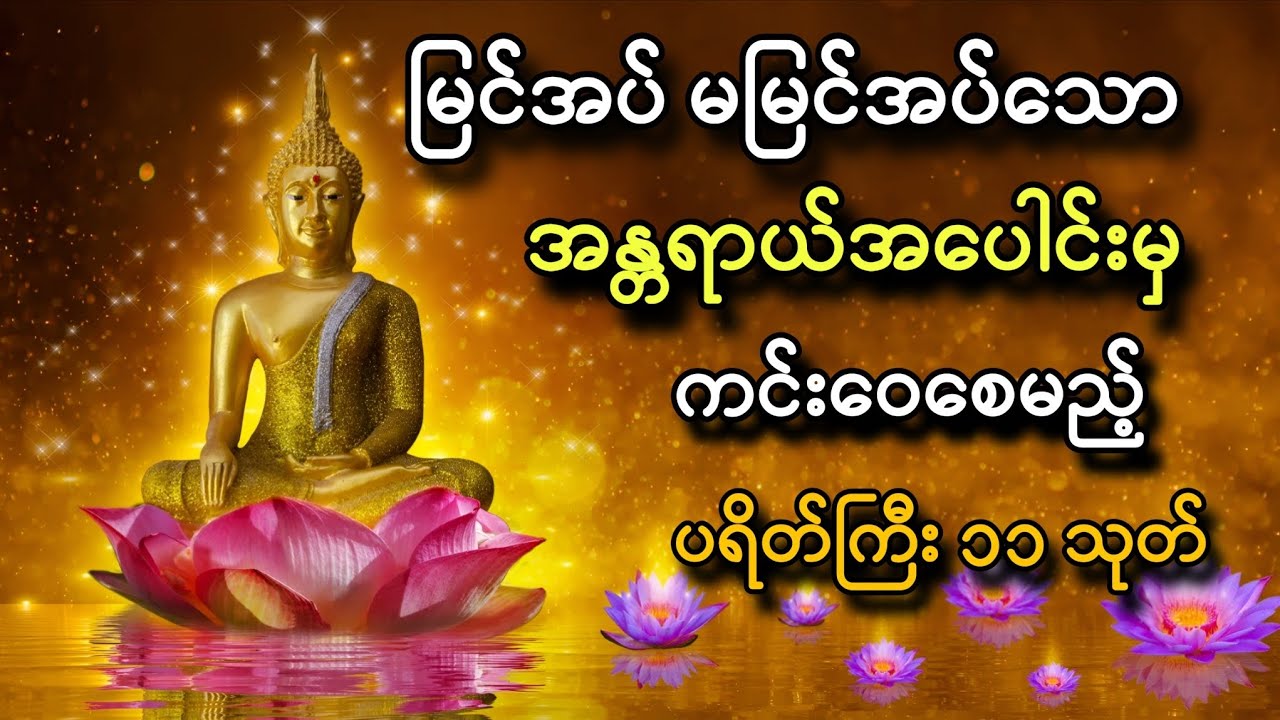 အန္တရာယ် ကင်းဝေးစေဖို့ တောင်တန်းသာသနာပြု ဆရာတော်ဘုရားကြီး ရွတ်ဆိုပူဇော်ထားသော ပရိတ်ကြီး ၁၁သုတ်🙏🙏🙏