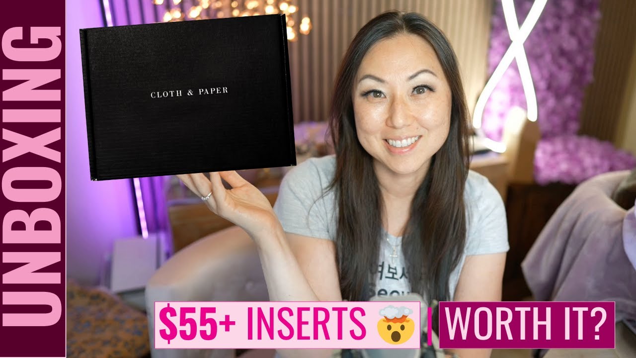 UNBOXING Cloth and Paper