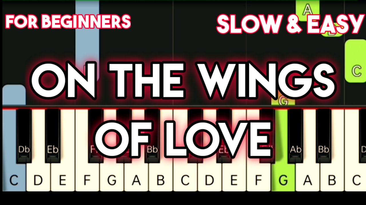 JEFFREY OSBORNE - ON THE WINGS OF LOVE | SLOW & EASY PIANO TUTORIAL