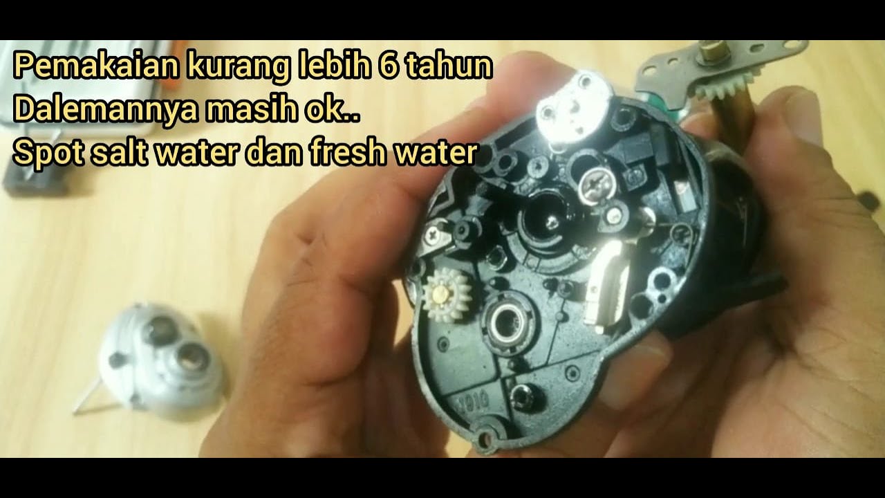 reel abu garcia silver max , perawatan setelah trip laut
