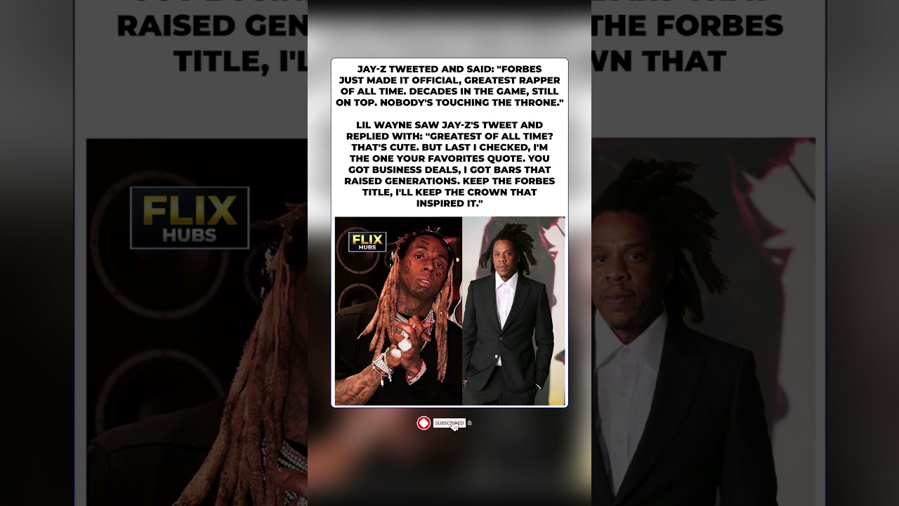 Jay-Z vs Lil Wayne? This Viral GOAT Debate Broke The Internet 😳#shorts #jayz #lilwayne