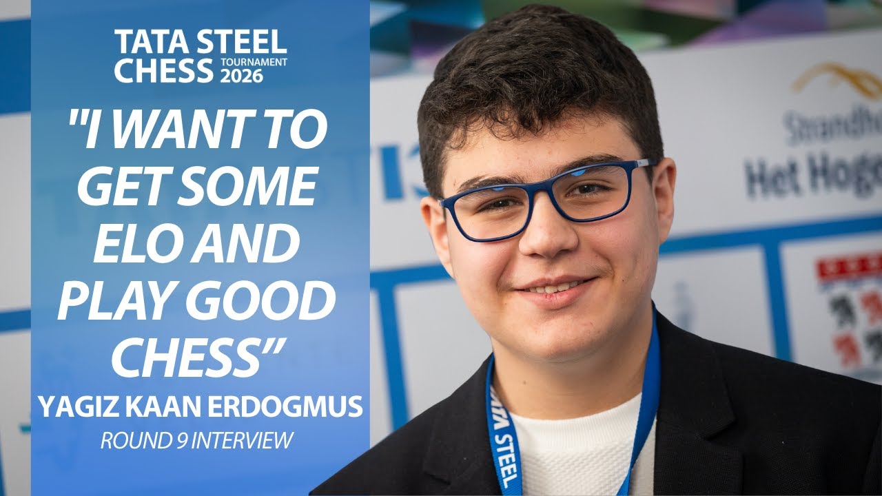 Yagiz Kaan Erdogmus round 9 interview | Tata Steel Masters 2026