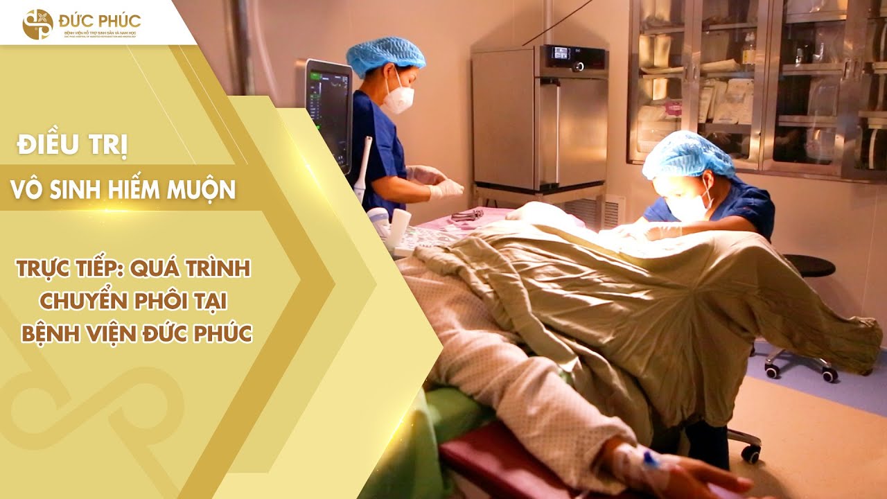 TRỰC TIẾP: QUÁ TRÌNH CHUYỂN PHÔI TẠI BỆNH VIỆN ĐỨC PHÚC!!!