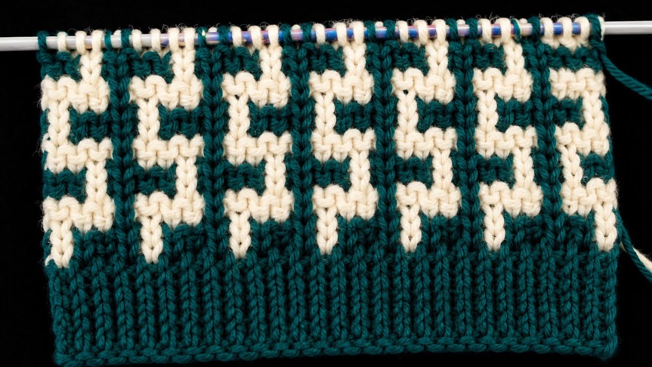 2 रंग का शानदार स्वेटर डिजाइन/Two colour sweater design/Dubble Colour knitting/ Do Rango ka desain🧶👍