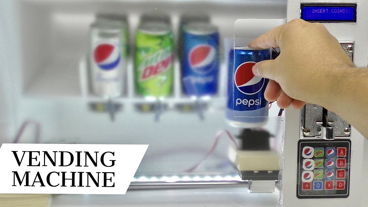 How to Make Pepsi Vending Machine with 3 Different Flavors from Foam Board