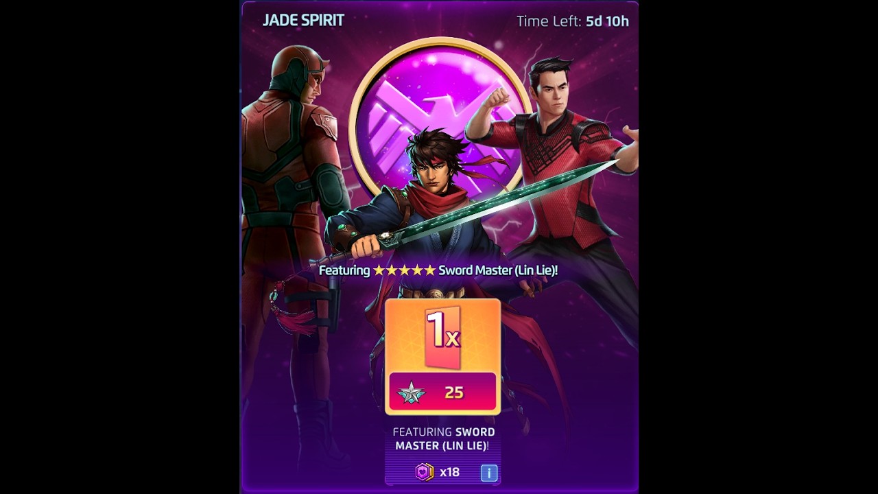 Marvel Puzzle Quest: 100 pulls from the Jade Spirit vault