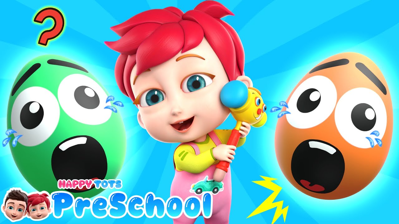 Hey! Its Surprise Eggs | Nursery Rhymes & Kids Songs | Happy Tots Preschool