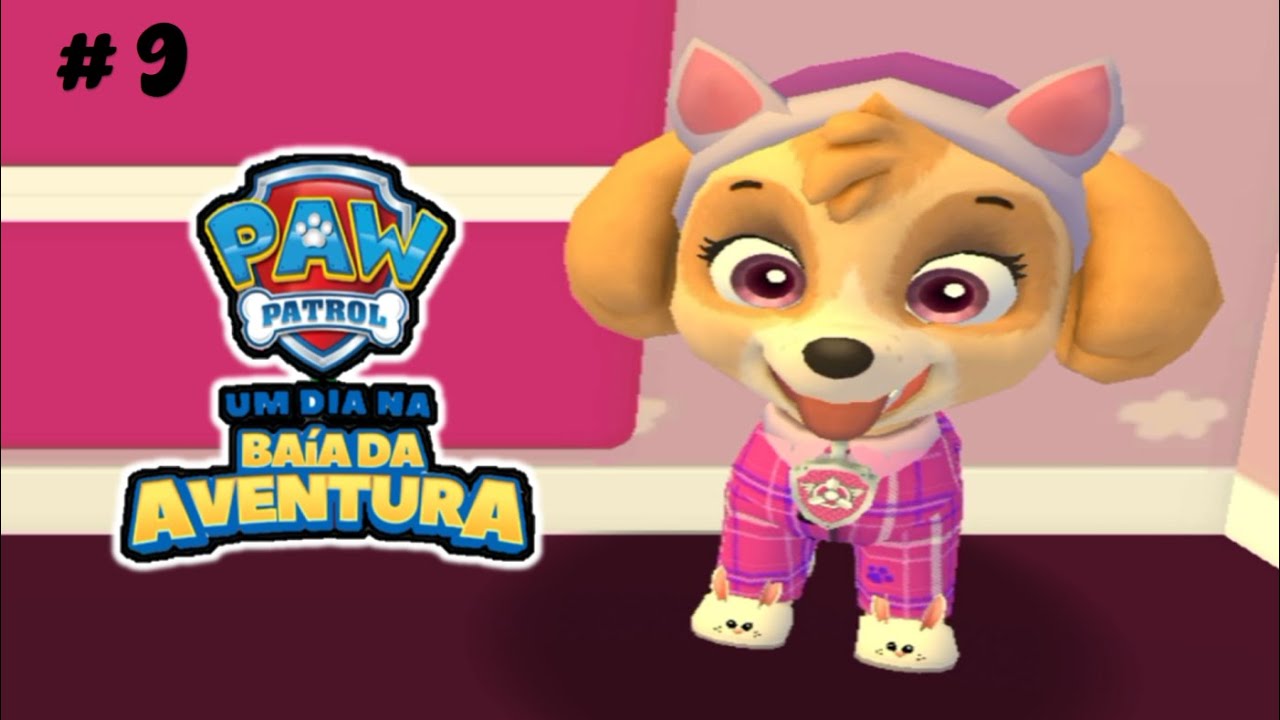 Paw Patrol Um dia na Baía da Aventura!!! Patrulha Canina!!! Novo jogo!!! Sky parte 9