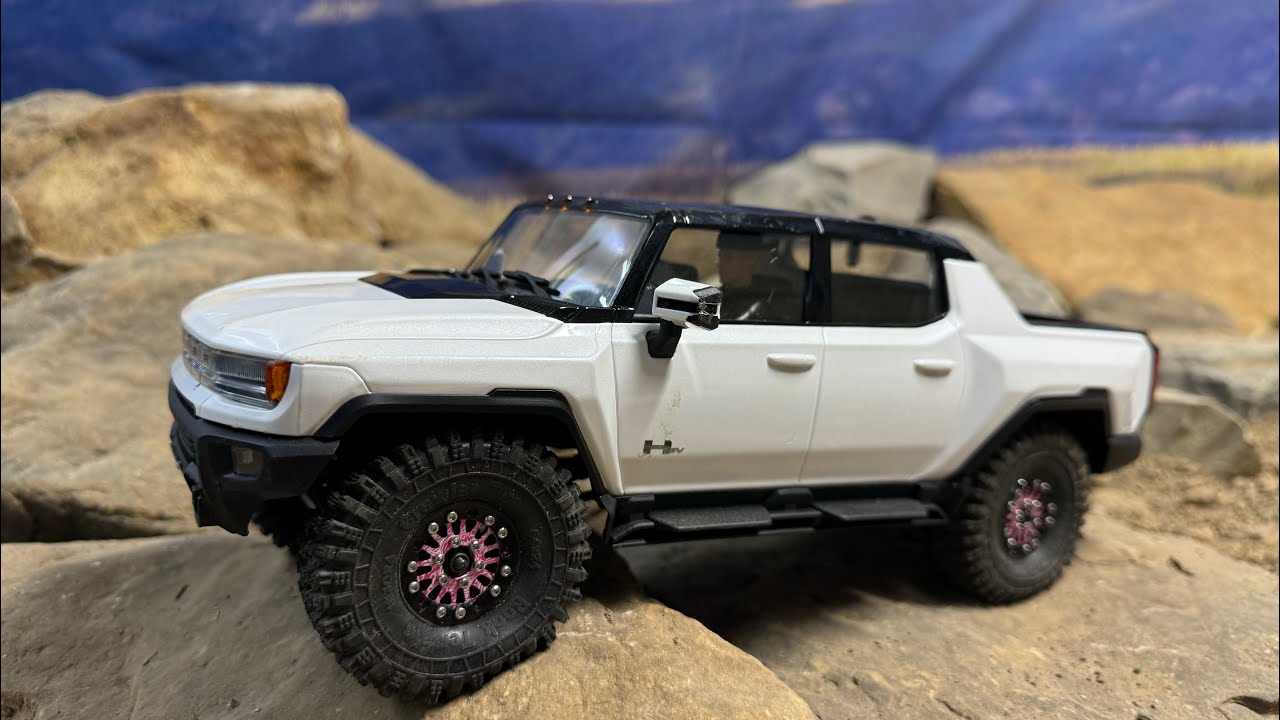 FCX18 Meus Portal Delete/Straight Axle Kit! Hummer gets lowered! But is it better?