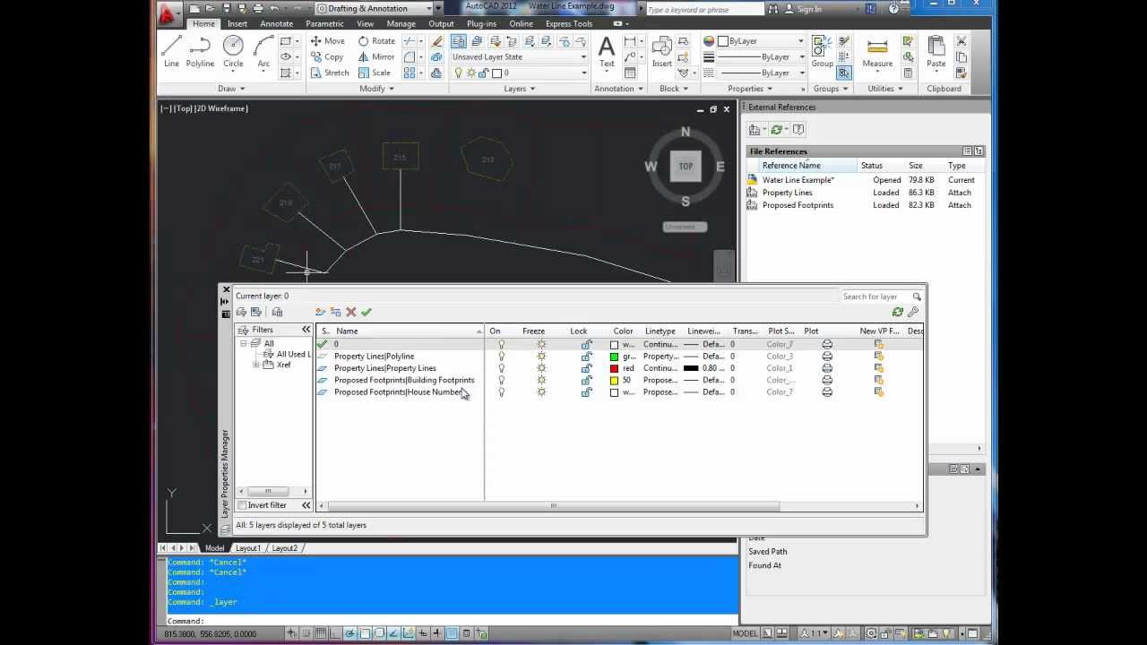 AutoCAD Tutorial: Xref editing and layers on-off