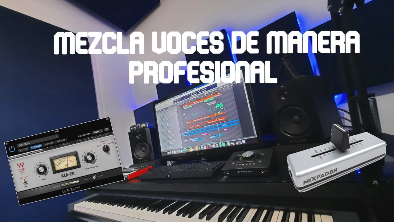 Cómo MEZCLAR VOCES de MANERA PROFESIONAL - Estudio Cuatro32