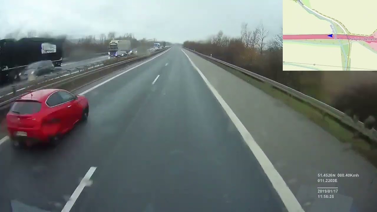 Германия. Автомагистраль A38, Риппахталь — Драмметаль, 2019, 4x