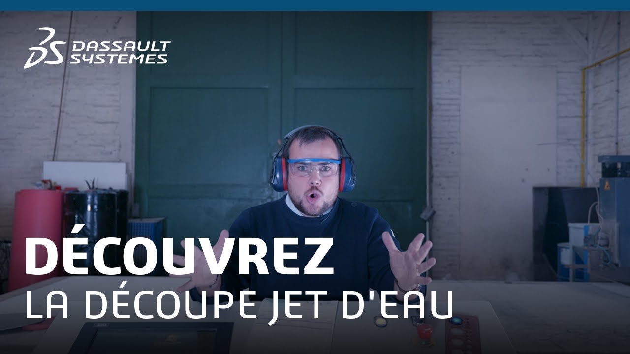 La d&eacute;coupe au jet d'eau : R&eacute;volutionner les processus de d&eacute;coupe industrielle avec 3DEXPERIENCE Make