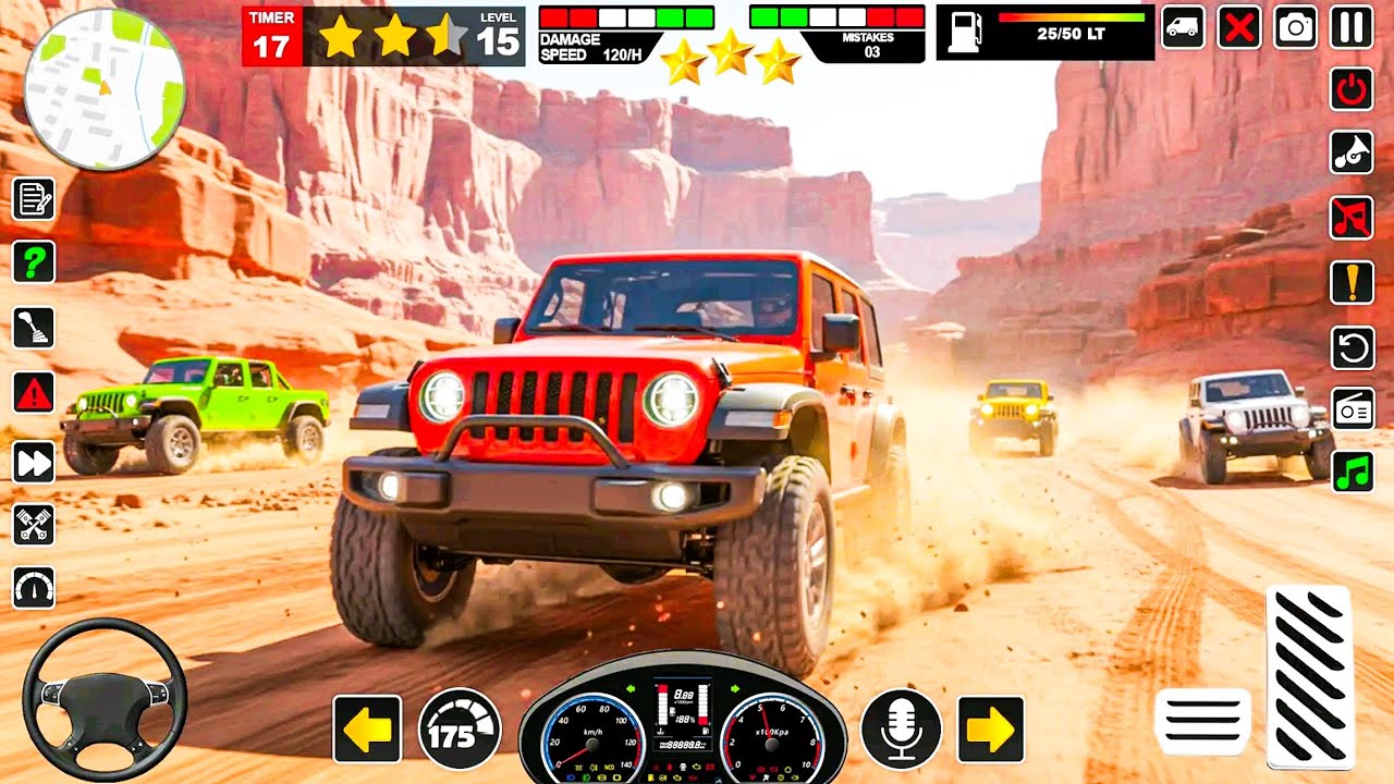 4x4 Offroad Jeep Driving Simulator 3D - Drive SUV 4x4 jeep Offroad Game - Android GamePlay