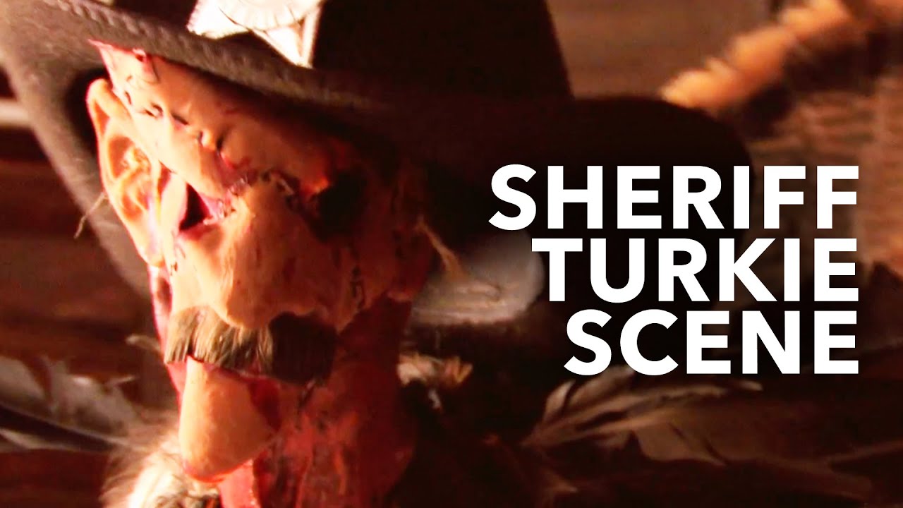 ThanksKilling Scene - Turkie Wears The Sheriff's Face