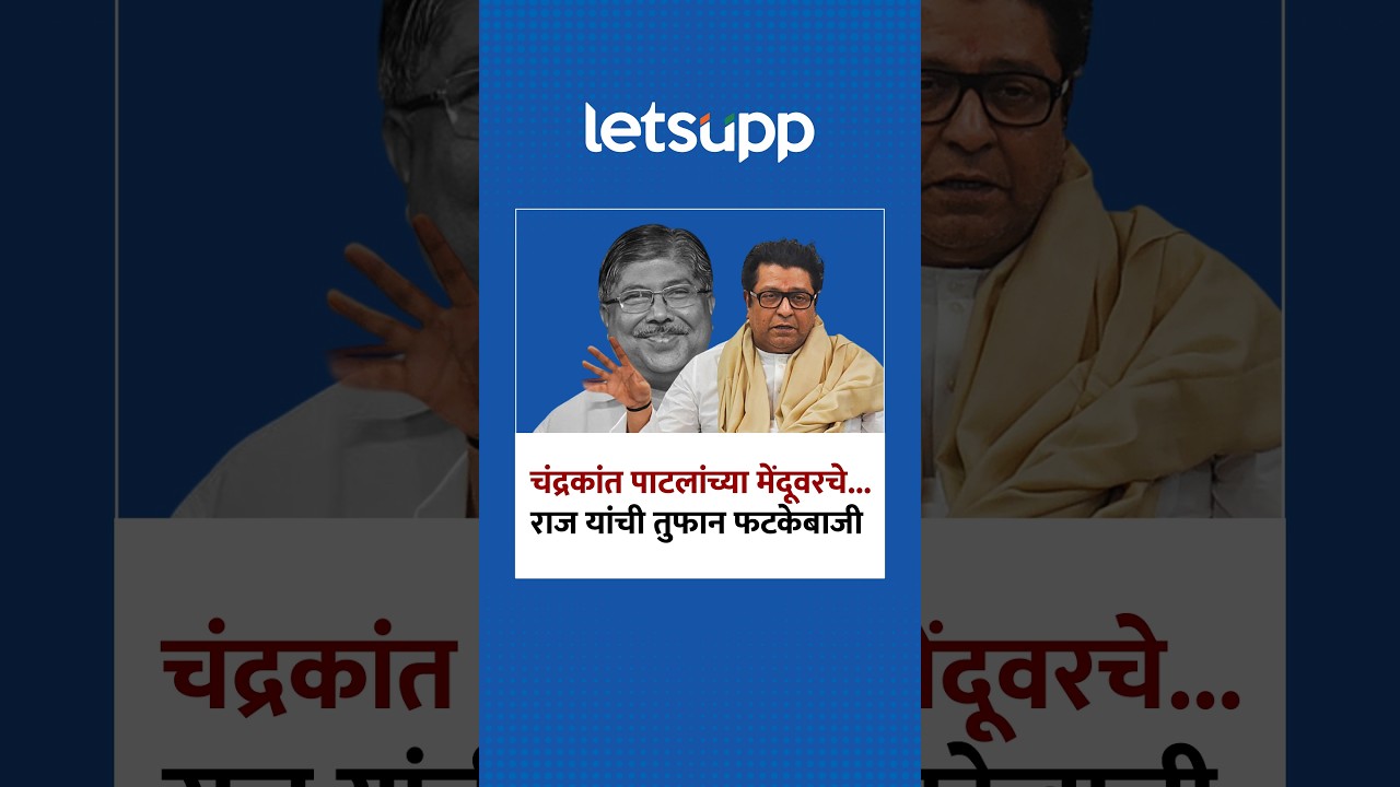 Raj Thackeray On Chandrakant Patil | चंद्रकांत पाटलांच्या मेंदूवरचे फिंगरप्रिंट मला पाहायचेहेत