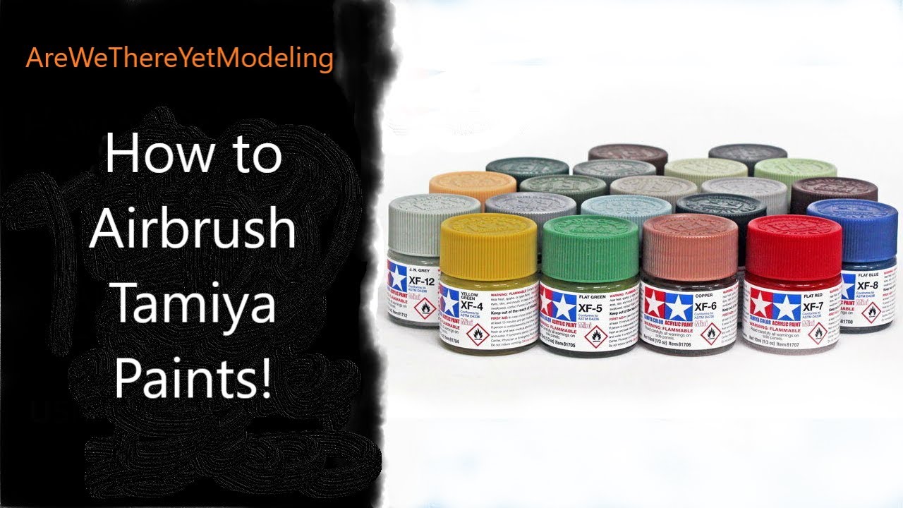How to airbrush Tamiya paints!