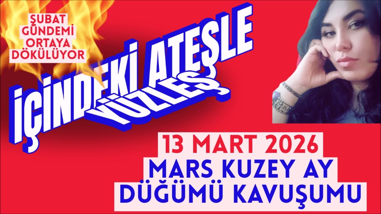 ANİ GELİŞMELER! - MARS KUZEY AY DÜĞÜMÜ KAVUŞUMU - 15 MARTA KADAR ETKİLİ @Asudan kendime