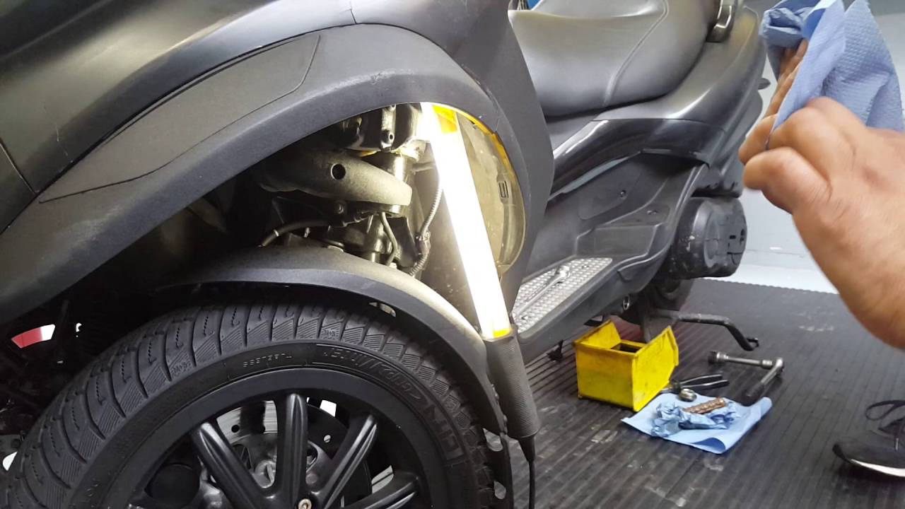 piaggio mp3 500 service beurt banden