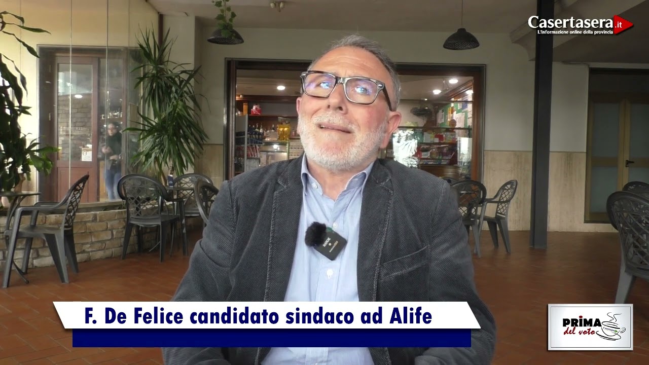 Prima del voto, Fernando De Felice incontra casertasera