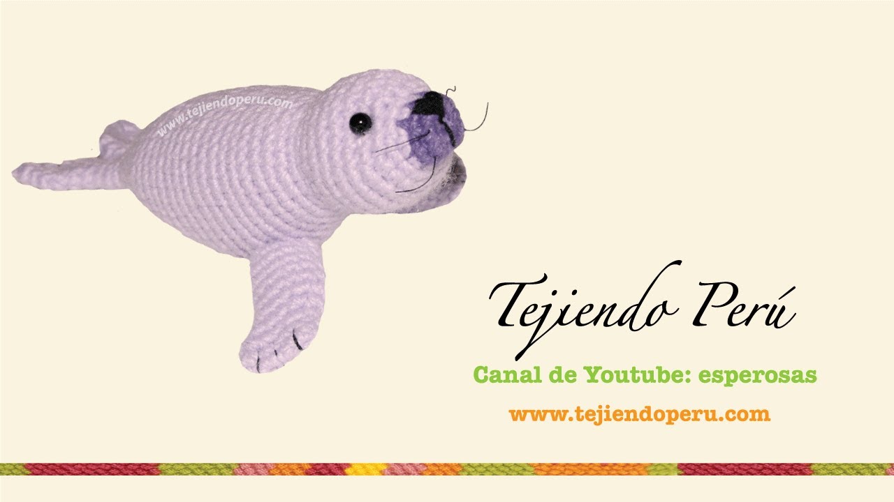 Foca amigurumi tejida a crochet (amigurumi seal) Parte 1