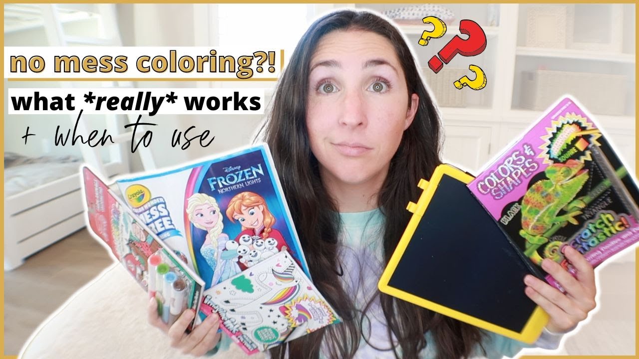 13 Best Mess Free Coloring Supplies For Toddlers + Preschoolers [THAT ACTUALLY WORK!]